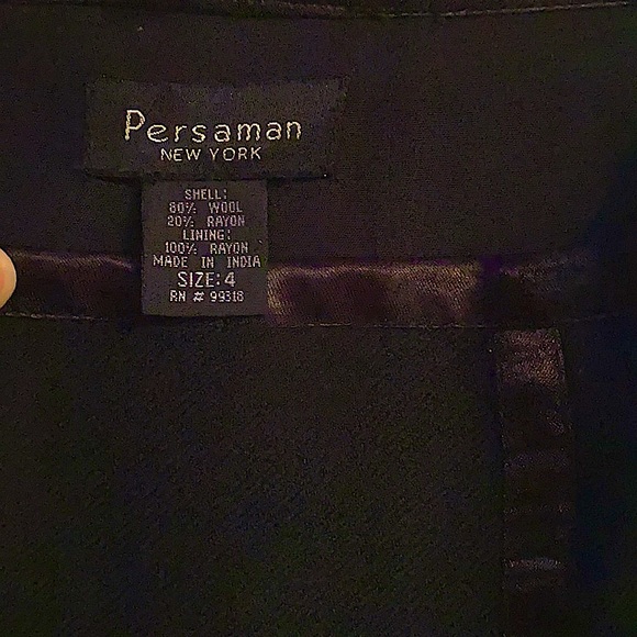 Persaman Floral Embroidery & Ribbons Black Skirt - Picture 9 of 9